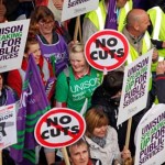 trade-union cuts march