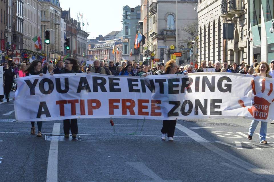We can make Europe a TTIP free zone. But outside it we'll be at the mercy TTIP-like agreements