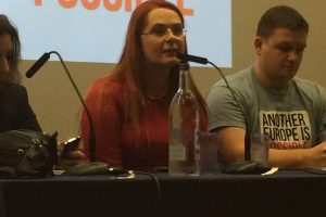 Ella Vine from Labour friends of Poland and Unison discussed how to resist the rise in hate crime