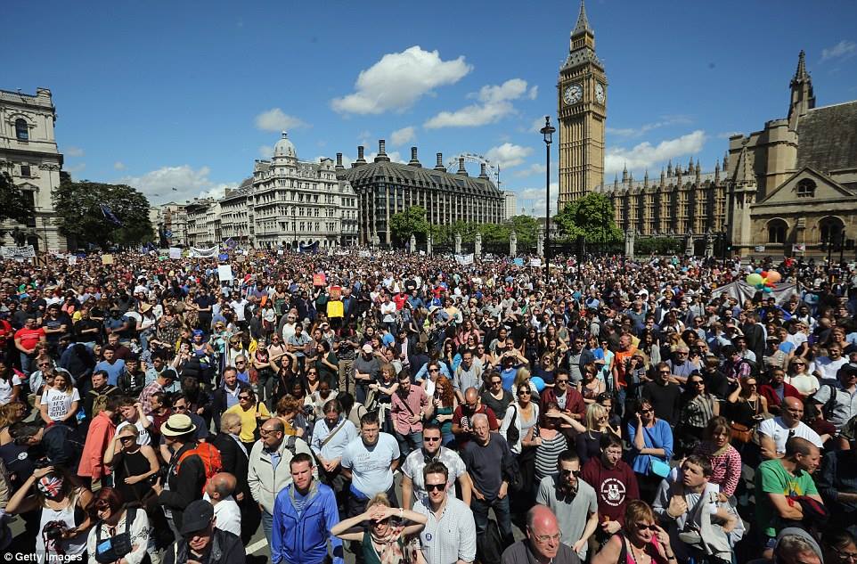 March for Europe demo