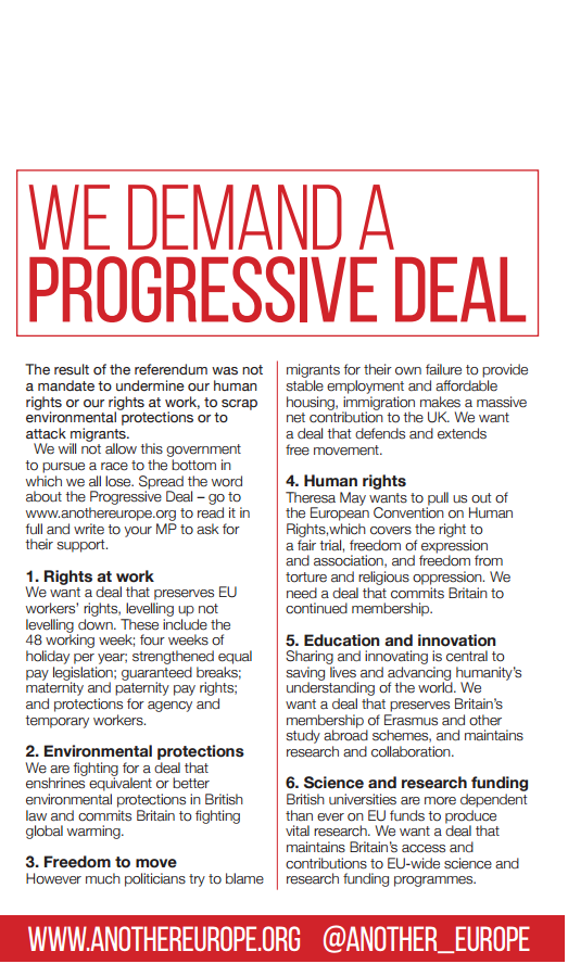 A Progressive Deal