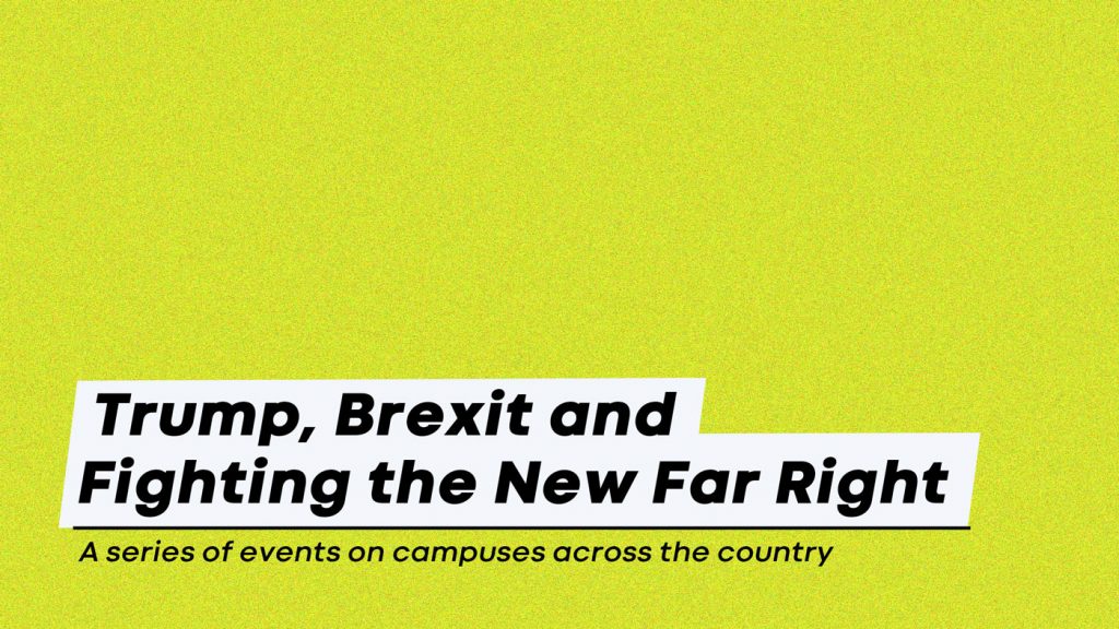 Trump, Brexit and fighting the new far right