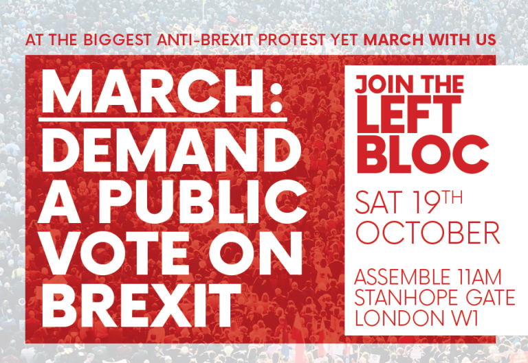 March with us: demand a public vote on Brexit