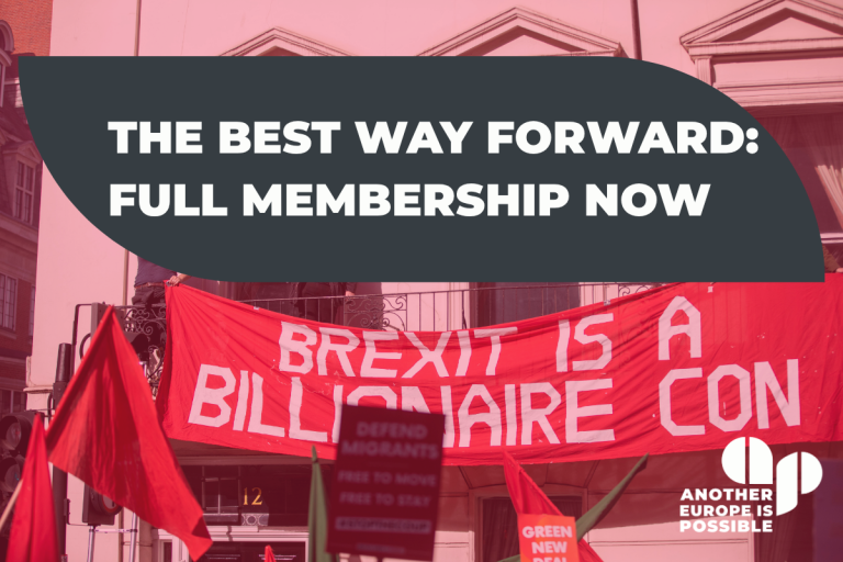 Tell your MP: Full EU membership now